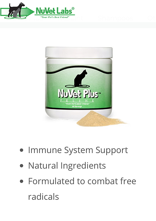NuVet supplements
